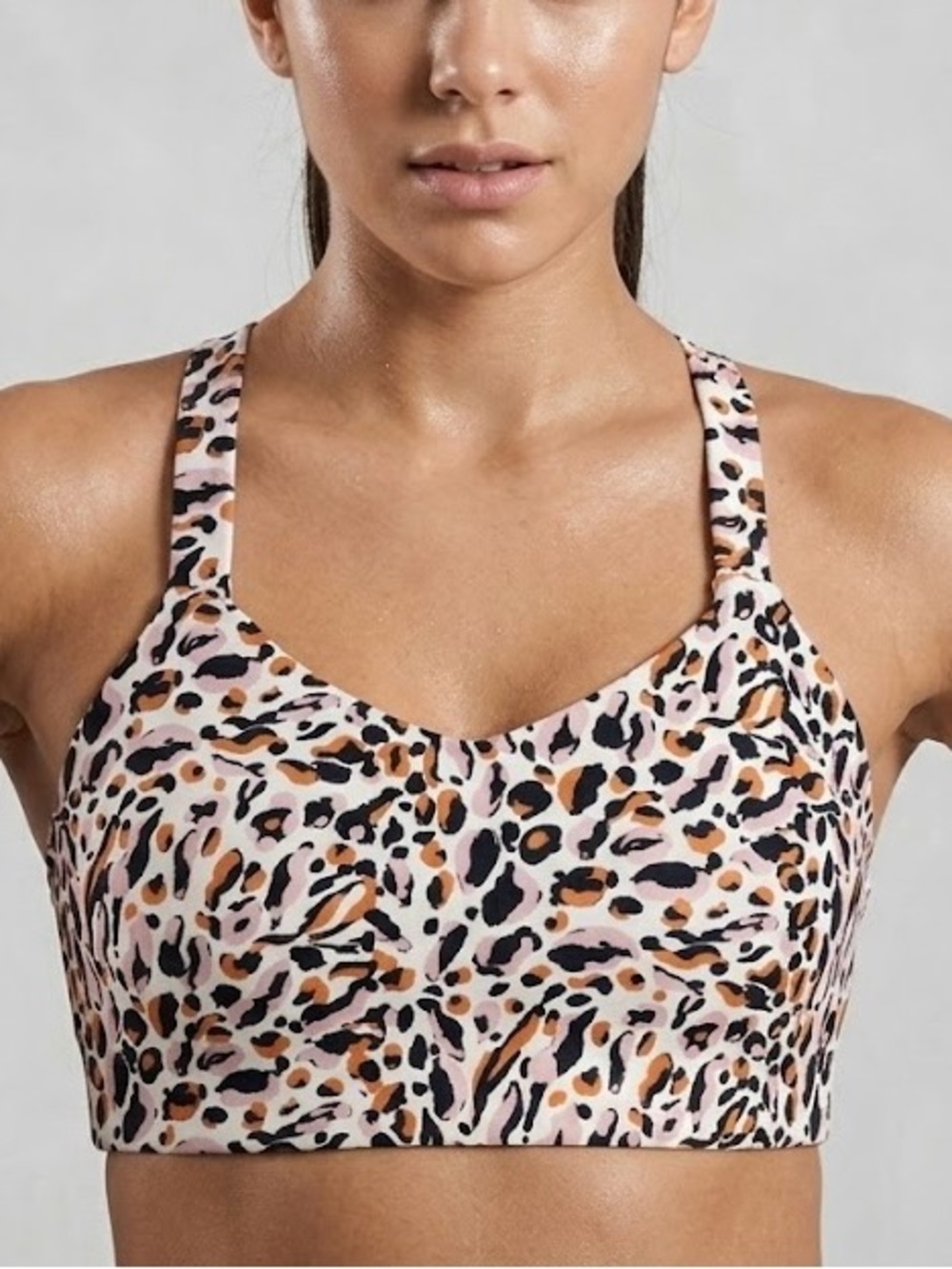 DYI Define Your Inspiration Cailyn Women’s Sport Bra Savannah Spots Size Small
